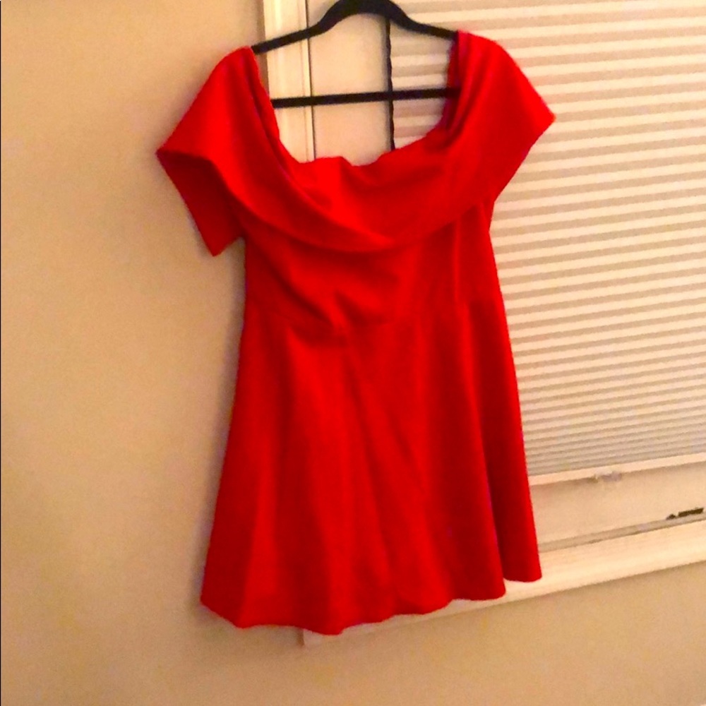LPA red dress
